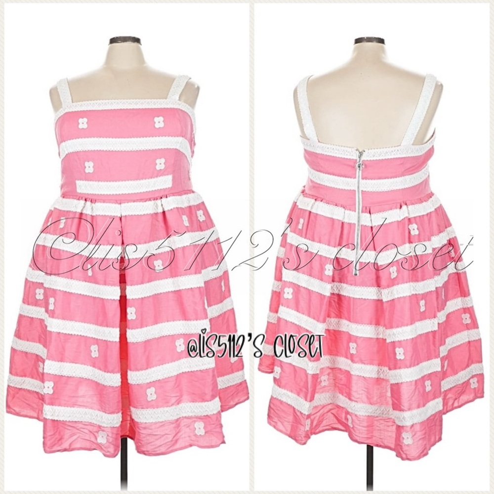 Unique Vintage Barbie 60th Anniversary Suburban Shopper Pink Dress 4X 22/24 / 3X - Picture 14 of 16